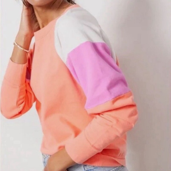 Women’s EVEREVE Grayson colorblock sweatshirt size small - Picture 3 of 7